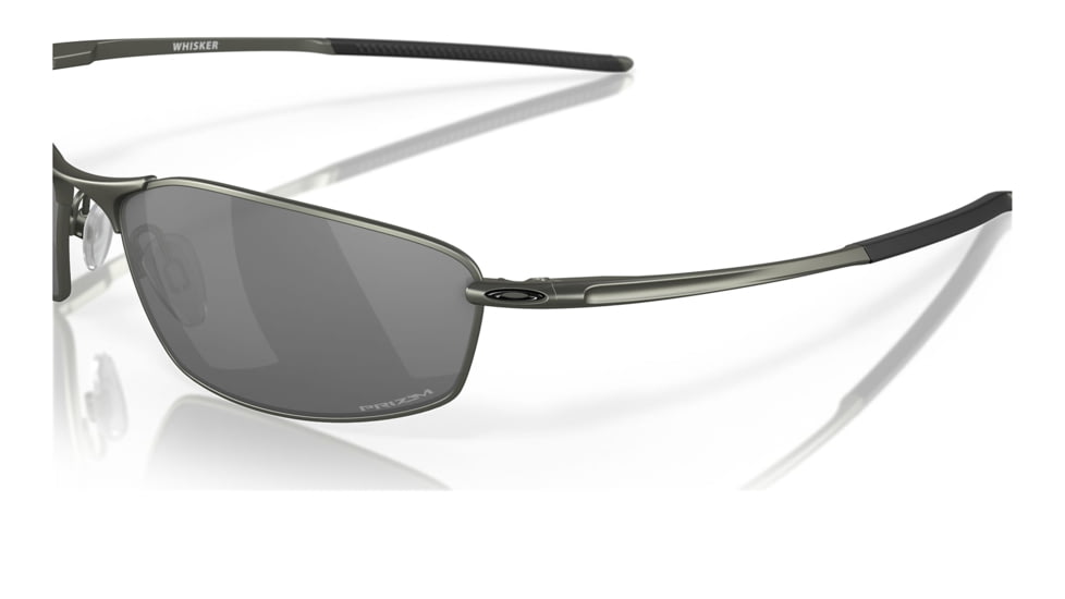 Oakley OO4141 Whisker Sunglasses - Mens, Satin Olive Frame, Prizm Black Lens, 60, OO4141-414112-60