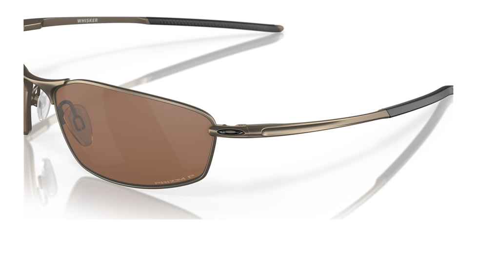 Oakley OO4141 Whisker Sunglasses - Mens, Satin Pewter Frame, Prizm Tungsten Polarized Lens, 60, OO4141-414113-60