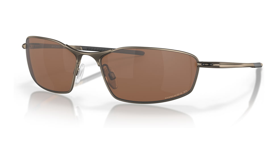 Oakley OO4141 Whisker Sunglasses - Mens, Satin Pewter Frame, Prizm Tungsten Polarized Lens, 60, OO4141-414113-60