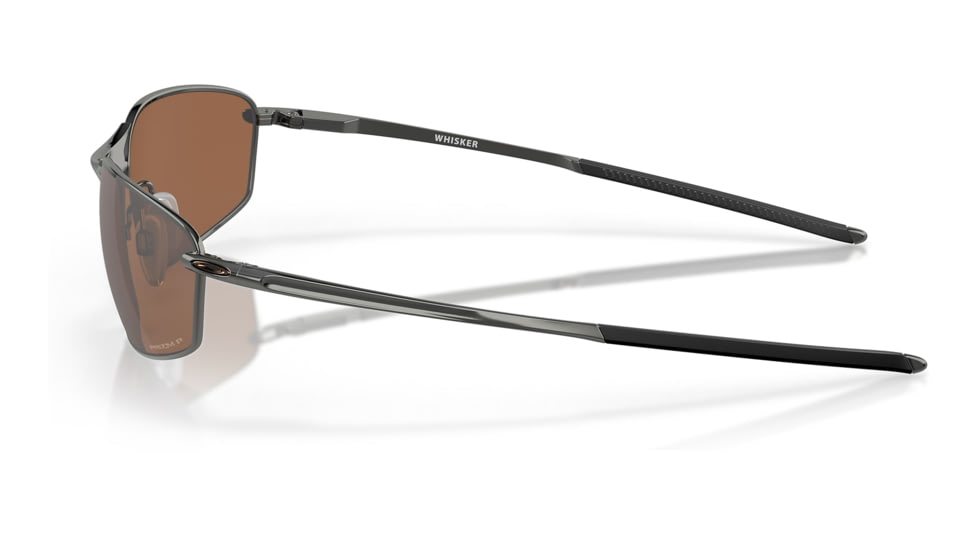 Oakley OO4141 Whisker Sunglasses - Mens, Tungsten Frame, Prizm Tungsten Polarized Lens, 60, OO4141-414105-60