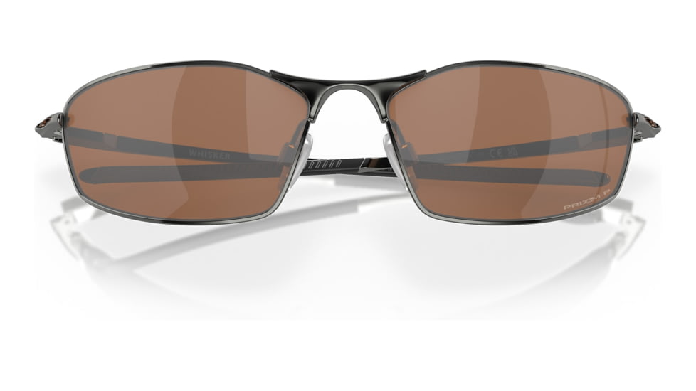 Oakley OO4141 Whisker Sunglasses - Mens, Tungsten Frame, Prizm Tungsten Polarized Lens, 60, OO4141-414105-60