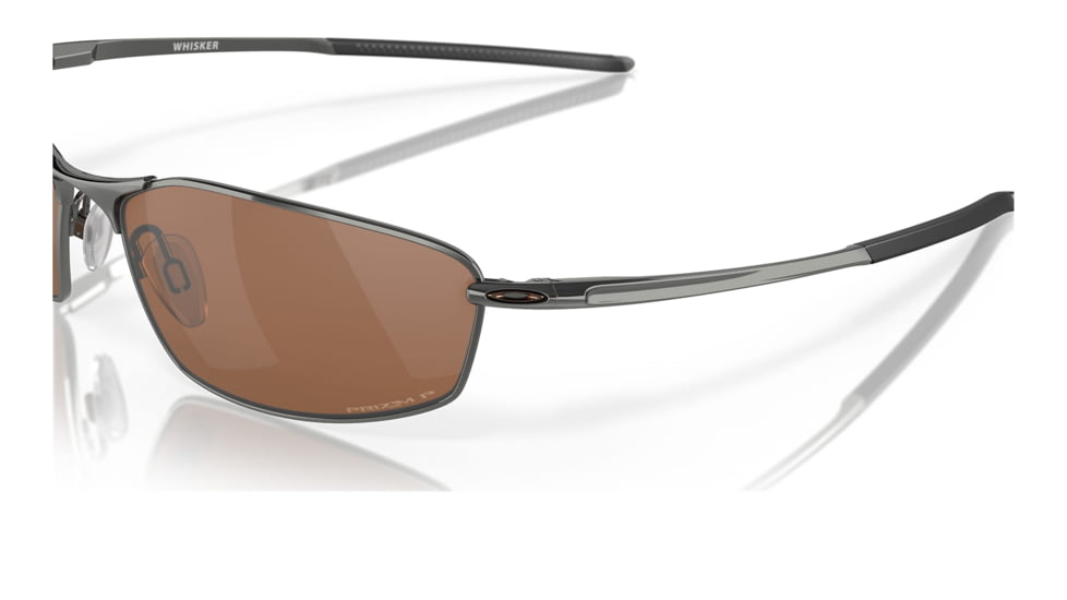Oakley OO4141 Whisker Sunglasses - Men's, Tungsten Frame, Prizm Tungsten Polarized Lens, 60, OO4141-414105-60