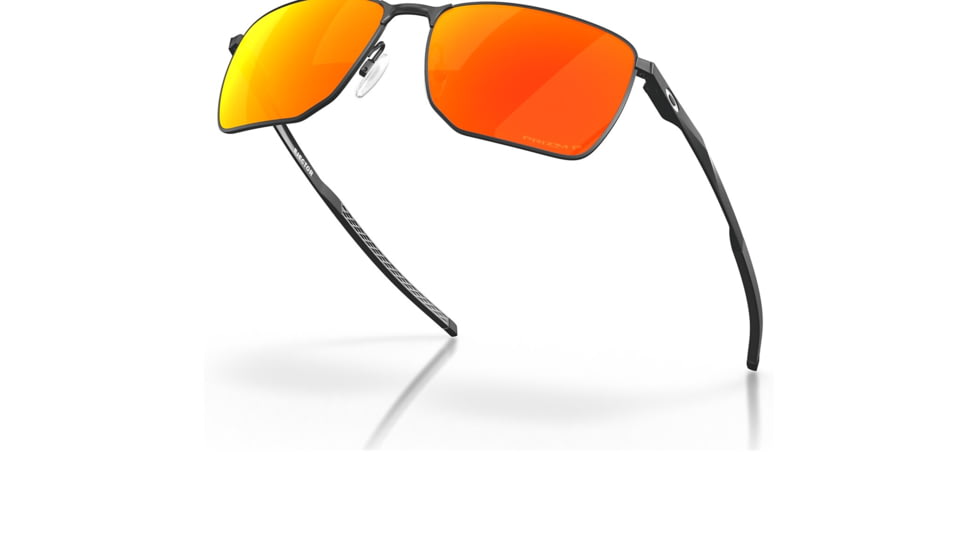 Oakley OO4142 Ejector Sunglasses - Mens, Light Steel Frame, Prizm Ruby Polarized Lens, 58, OO4142-414215-58