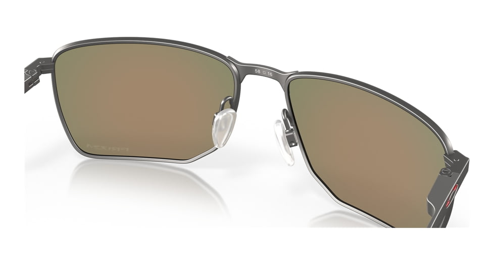 Oakley OO4142 Ejector Sunglasses - Mens, Matte Gunmetal Frame, Prizm Ruby Lens, 58, OO4142-414202-58