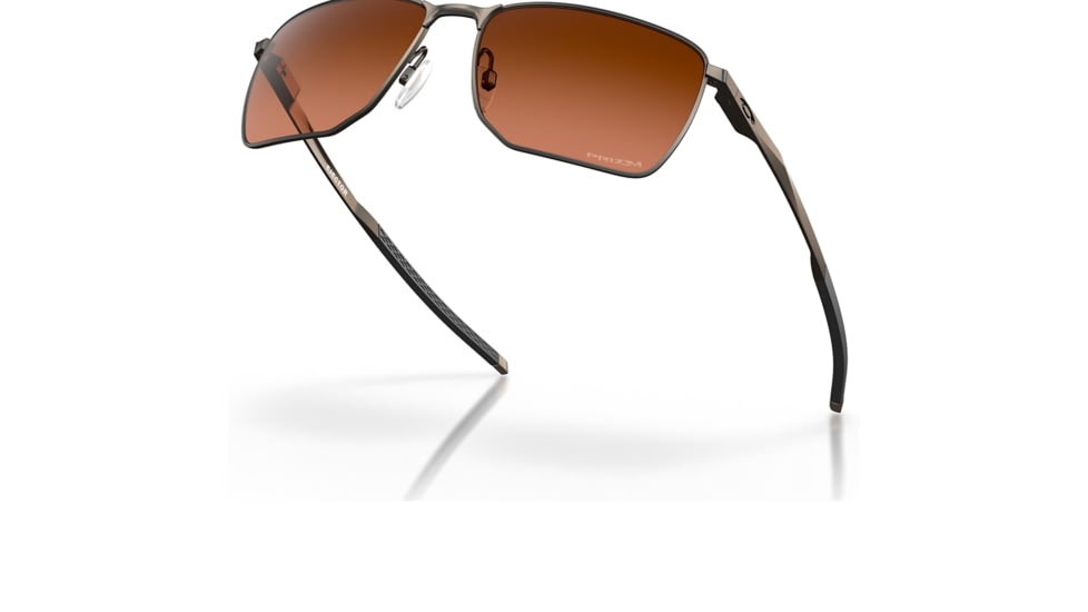 Oakley OO4142 Ejector Sunglasses - Mens, Pewter Frame, Prizm Brown Gradient Lens, 58, OO4142-414210-58