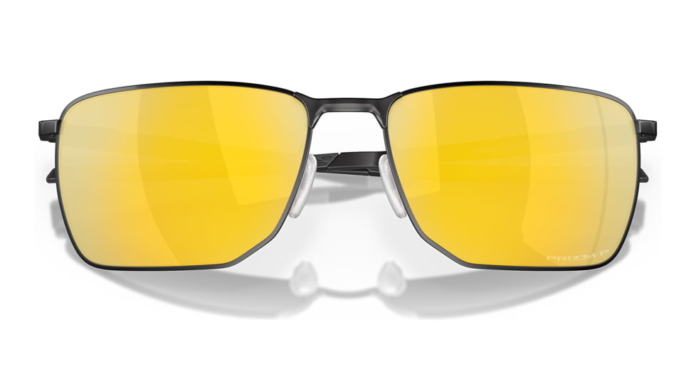 Oakley OO4142 Ejector Sunglasses - Mens, Satin Black Frame, Prizm 24K Polarized Lens, 58, OO4142-414214-58