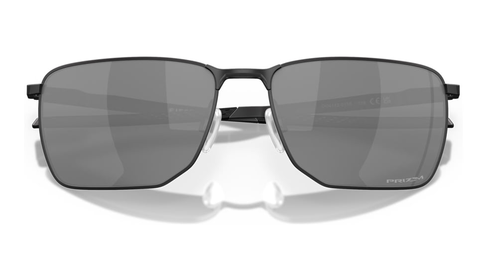 Oakley OO4142 Ejector Sunglasses - Mens, Satin Black Frame, Prizm Black Lens, 58, OO4142-414201-58