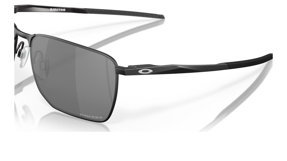 Oakley OO4142 Ejector Sunglasses - Mens, Satin Black Frame, Prizm Black Lens, 58, OO4142-414201-58