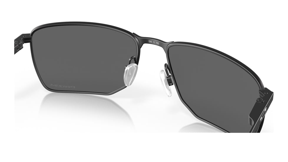 Oakley OO4142 Ejector Sunglasses - Mens, Satin Black Frame, Prizm Black Lens, 58, OO4142-414201-58