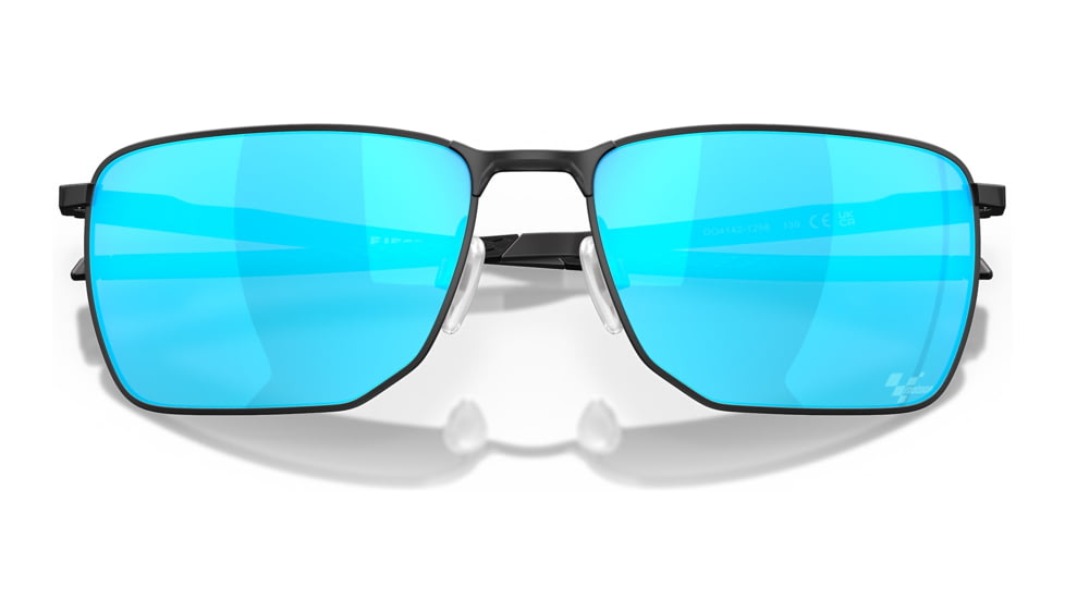 Oakley OO4142 Ejector Sunglasses - Mens, Satin Black Frame, Prizm Sapphire Lens, 58, OO4142-414212-58