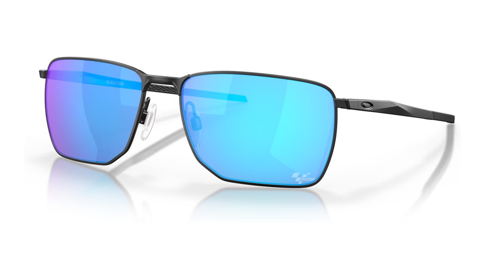 Oakley OO4142 Ejector Sunglasses - Mens, Satin Black Frame, Prizm Sapphire Lens, 58, OO4142-414212-58