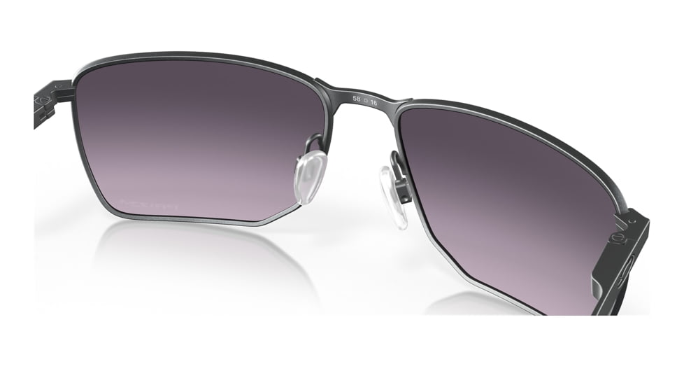 Oakley OO4142 Ejector Sunglasses - Mens, Satin Light Steel Frame, Prizm Grey Gradient Lens, 58, OO4142-414211-58