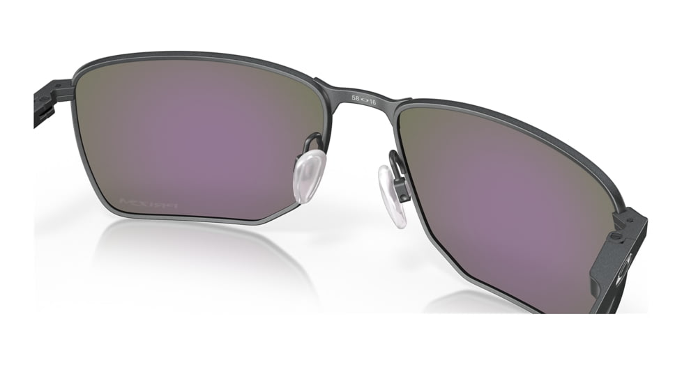 Oakley OO4142 Ejector Sunglasses - Mens, Satin Light Steel Frame, Prizm Jade Lens, 58, OO4142-414213-58