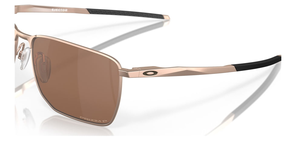 Oakley OO4142 Ejector Sunglasses - Mens, Satin Rose Gold Frame, Prizm Tungsten Polarized Lens, 58, OO4142-414205-58