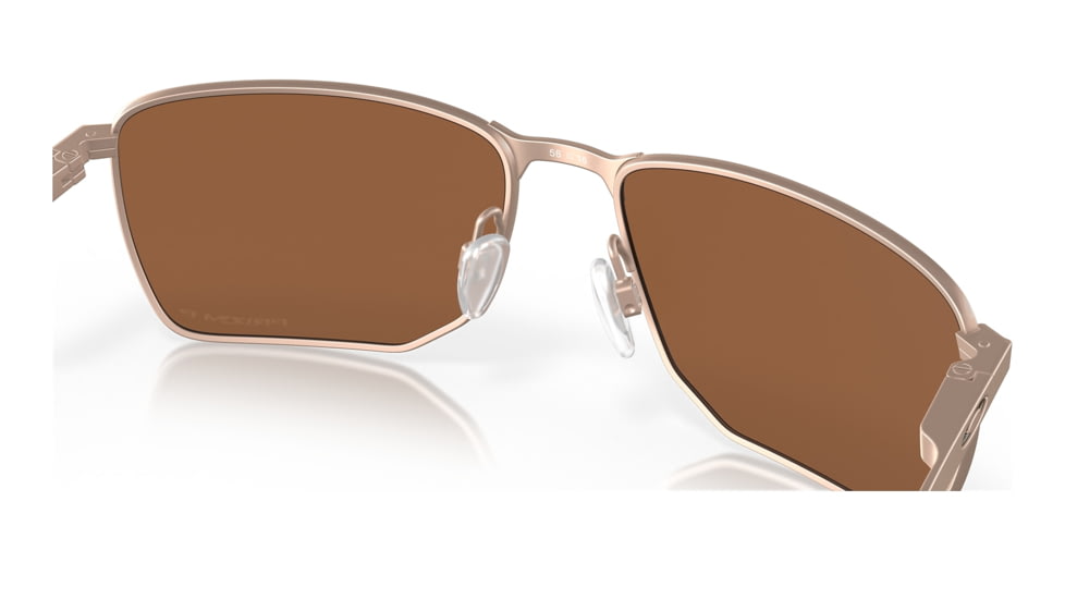 Oakley OO4142 Ejector Sunglasses - Mens, Satin Rose Gold Frame, Prizm Tungsten Polarized Lens, 58, OO4142-414205-58