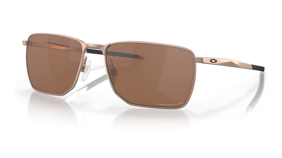 Oakley OO4142 Ejector Sunglasses - Mens, Satin Rose Gold Frame, Prizm Tungsten Polarized Lens, 58, OO4142-414205-58