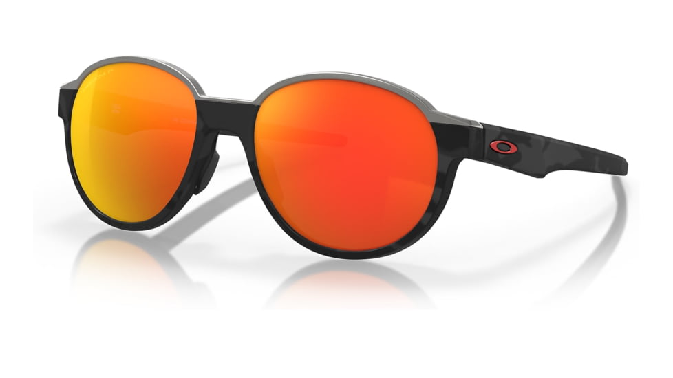 Oakley OO4144 Coinflip Sunglasses - Mens, Matte Black Camo Frame, Prizm Ruby Polarized Lens, 53, OO4144-414404-53