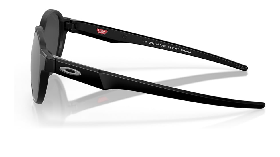 Oakley OO4144 Coinflip Sunglasses - Mens, Matte Black Frame, Prizm Black Polarized Lens, 53, OO4144-414403-53