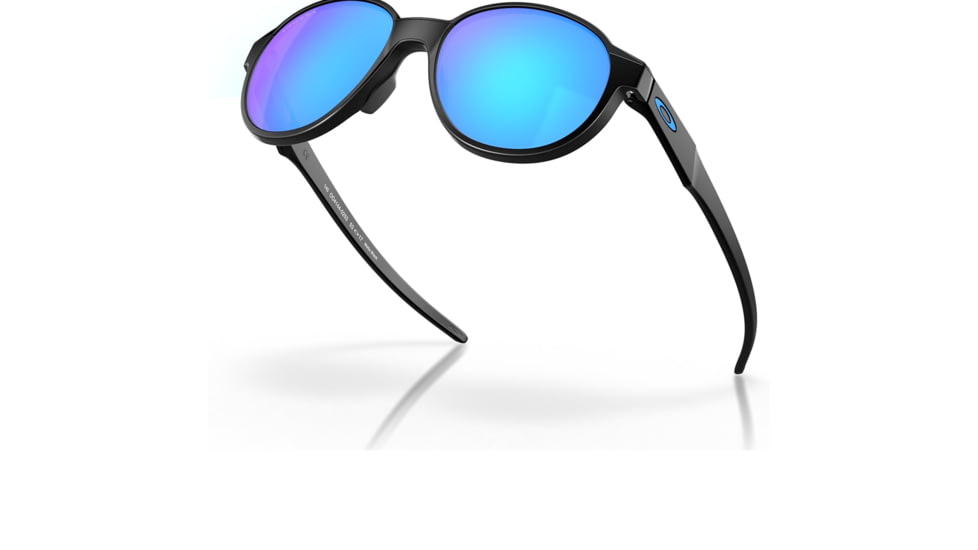 Oakley OO4144 Coinflip Sunglasses - Mens, Matte Black Frame, Prizm Sapphire Lens, 53, OO4144-414402-53