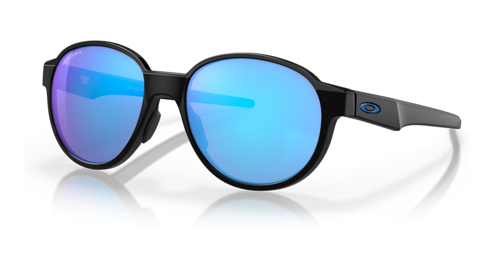 Oakley OO4144 Coinflip Sunglasses - Mens, Matte Black Frame, Prizm Sapphire Lens, 53, OO4144-414402-53