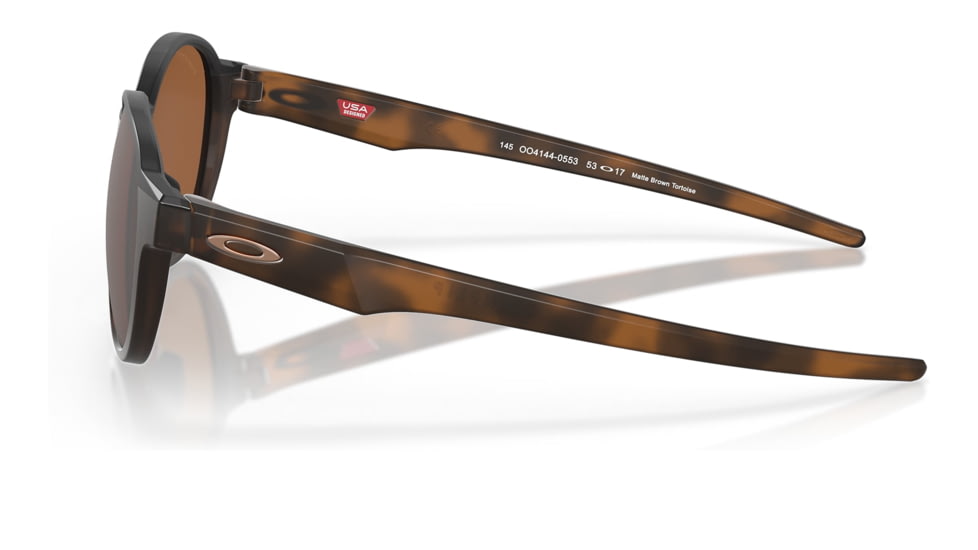 Oakley OO4144 Coinflip Sunglasses - Mens, Matte Brown Tortoise Frame, Prizm Tungsten Polarized Lens, 53, OO4144-414405-53