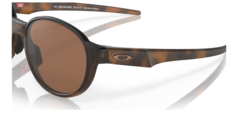 Oakley OO4144 Coinflip Sunglasses - Mens, Matte Brown Tortoise Frame, Prizm Tungsten Polarized Lens, 53, OO4144-414405-53
