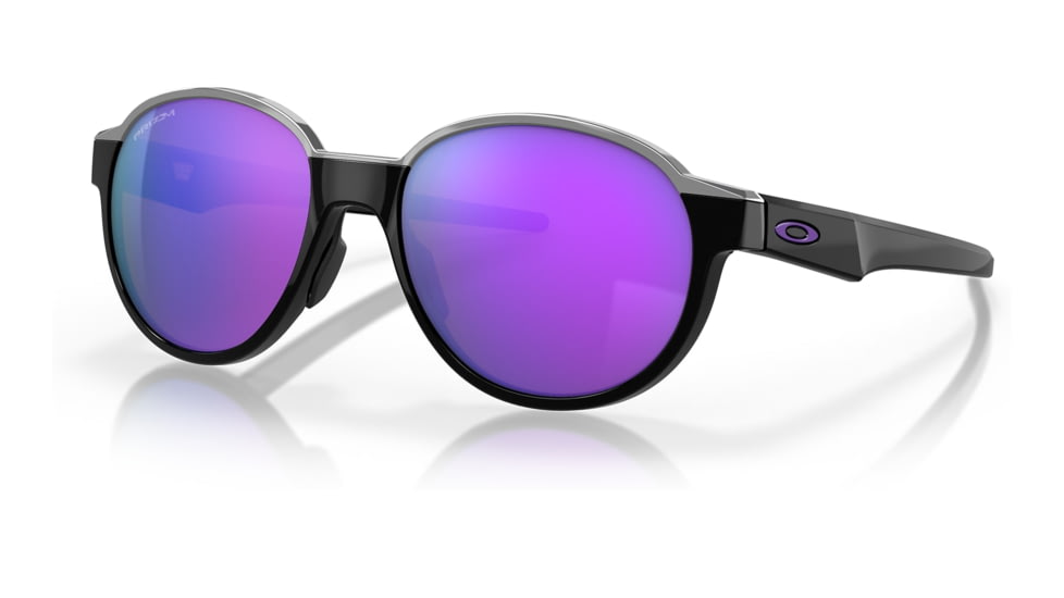 Oakley OO4144 Coinflip Sunglasses - Mens, Polished Black Frame, Prizm Violet Lens, 53, OO4144-414406-53