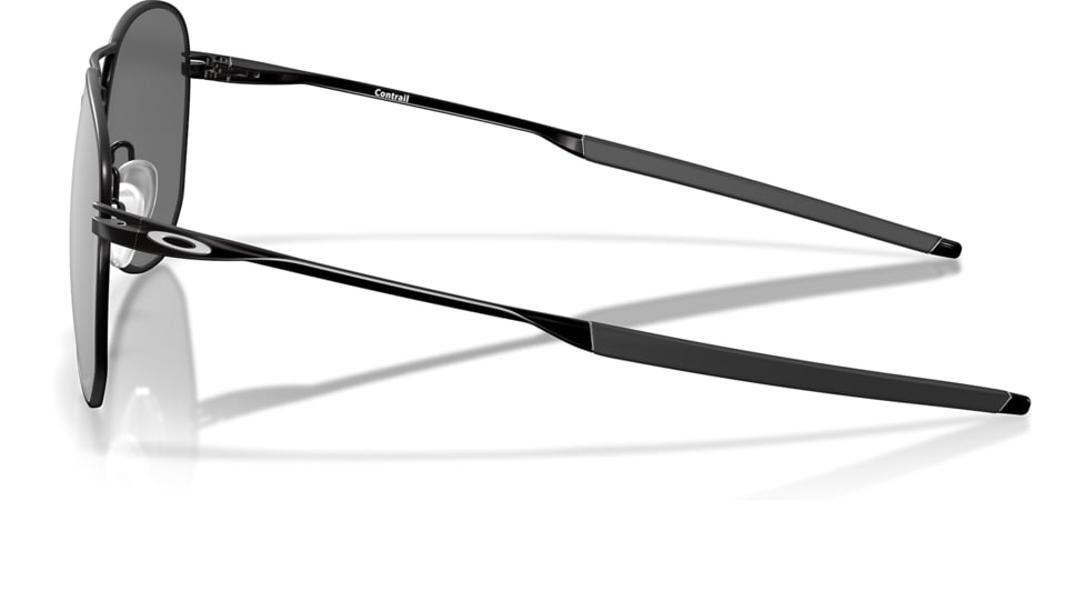 Oakley OO4147 Contrail Sunglasses - Mens, Satin Black Frame, Prizm Black Polarized Lens, 57, OO4147-414704-57