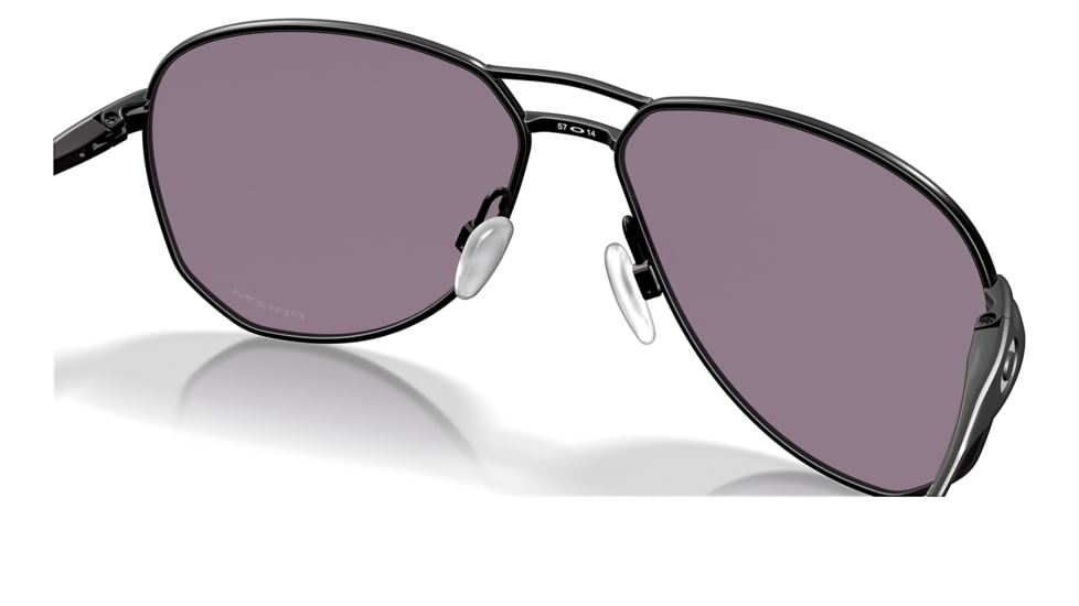 Oakley OO4147 Contrail Sunglasses - Mens, Satin Black Frame, Prizm Grey Lens, 57, OO4147-414701-57