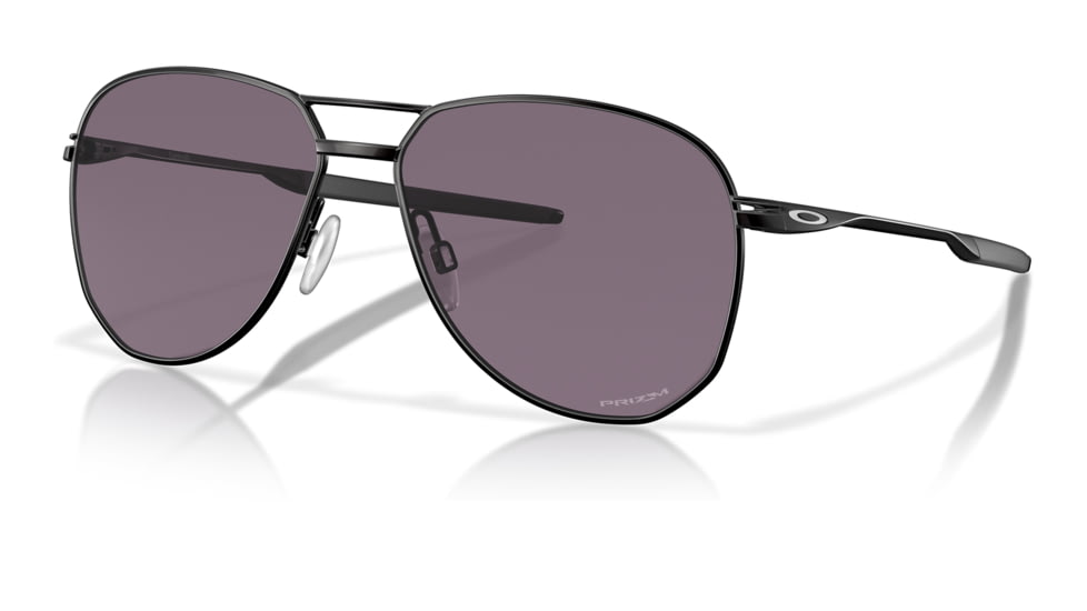 Oakley OO4147 Contrail Sunglasses - Mens, Satin Black Frame, Prizm Grey Lens, 57, OO4147-414701-57