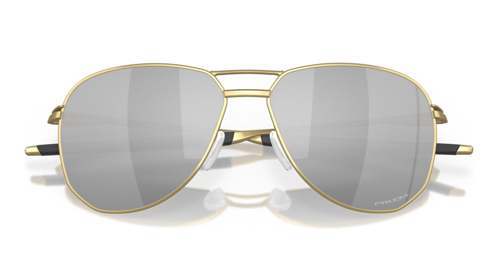 Oakley OO4147 Contrail Sunglasses - Mens, Satin Gold Frame, Prizm Black Lens, 57, OO4147-414713-57