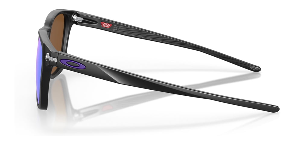 Oakley OO9018 Ojector Sunglasses - Mens, Matte Black Frame, Prizm Violet Lens, 55, OO9018-901803-55