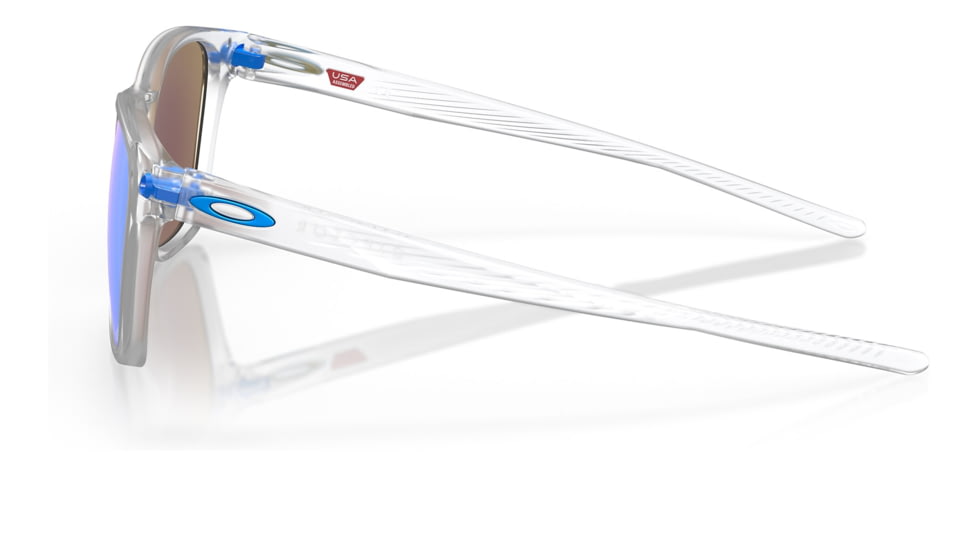 Oakley OO9018 Ojector Sunglasses - Mens, Matte Clear Frame, Prizm Sapphire Lens, 55, OO9018-901811-55