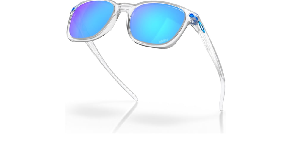 Oakley OO9018 Ojector Sunglasses - Mens, Matte Clear Frame, Prizm Sapphire Lens, 55, OO9018-901811-55