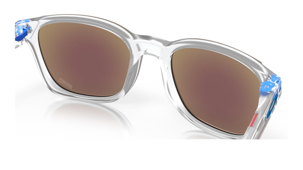 Oakley OO9018 Ojector Sunglasses - Mens, Matte Clear Frame, Prizm Sapphire Lens, 55, OO9018-901811-55