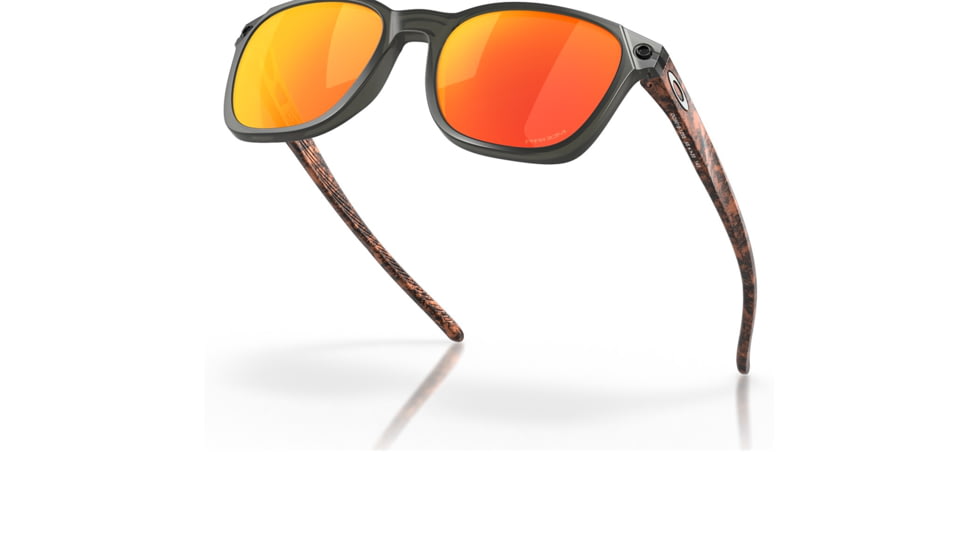 Oakley OO9018 Ojector Sunglasses - Men's, Matte Grey Smoke Frame, Prizm Ruby Lens, 55, OO9018-901812-55