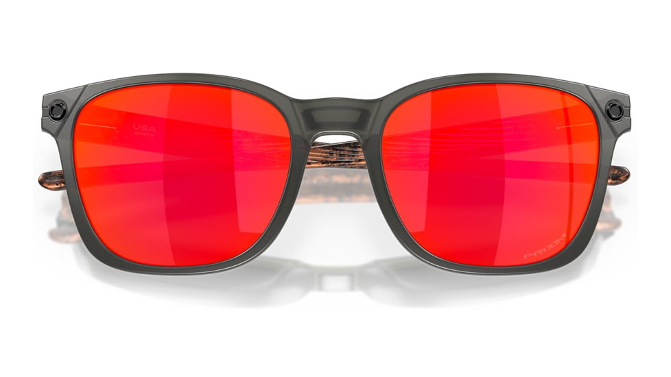 Oakley OO9018 Ojector Sunglasses - Mens, Matte Grey Smoke Frame, Prizm Ruby Lens, 55, OO9018-901812-55