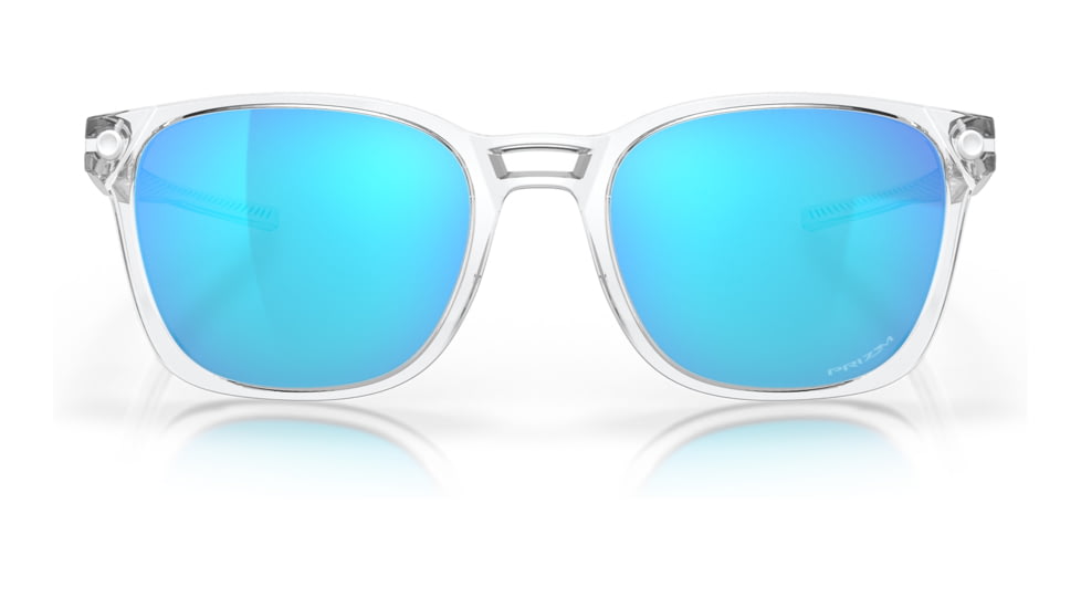 Oakley OO9018 Ojector Sunglasses - Mens, Polished Clear Frame, Prizm Sapphire Lens, 55, OO9018-901802-55