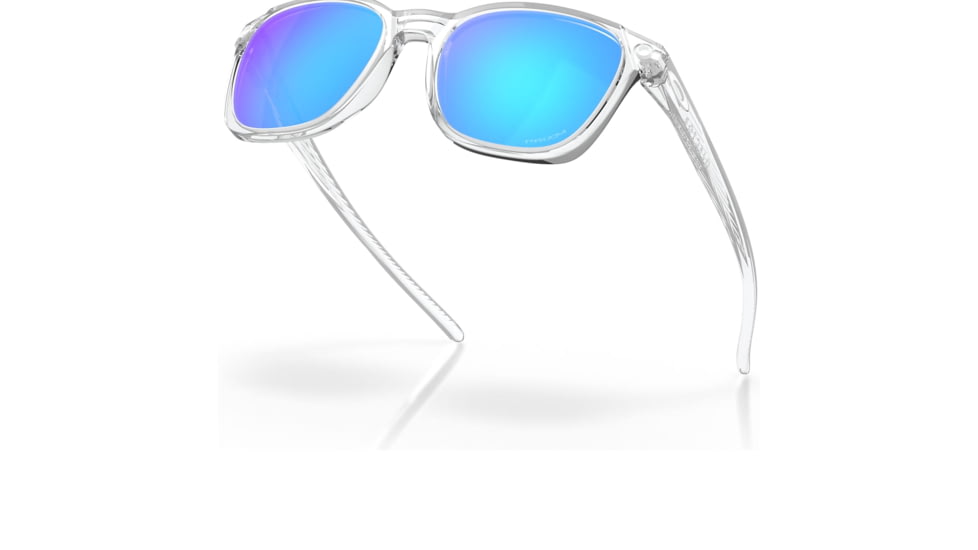 Oakley OO9018 Ojector Sunglasses - Mens, Polished Clear Frame, Prizm Sapphire Lens, 55, OO9018-901802-55