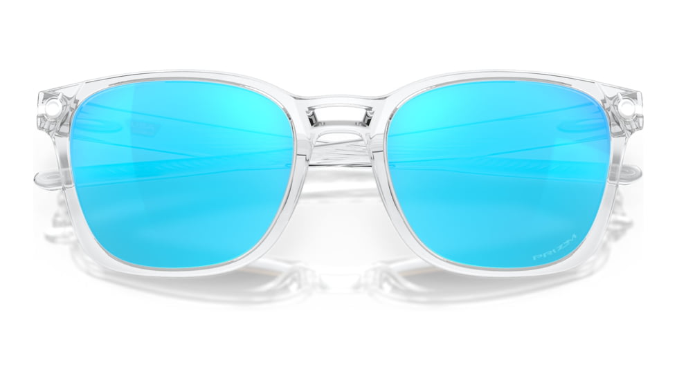 Oakley OO9018 Ojector Sunglasses - Mens, Polished Clear Frame, Prizm Sapphire Lens, 55, OO9018-901802-55