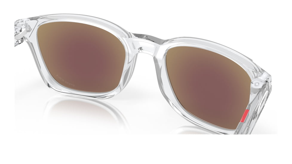 Oakley OO9018 Ojector Sunglasses - Mens, Polished Clear Frame, Prizm Sapphire Lens, 55, OO9018-901802-55