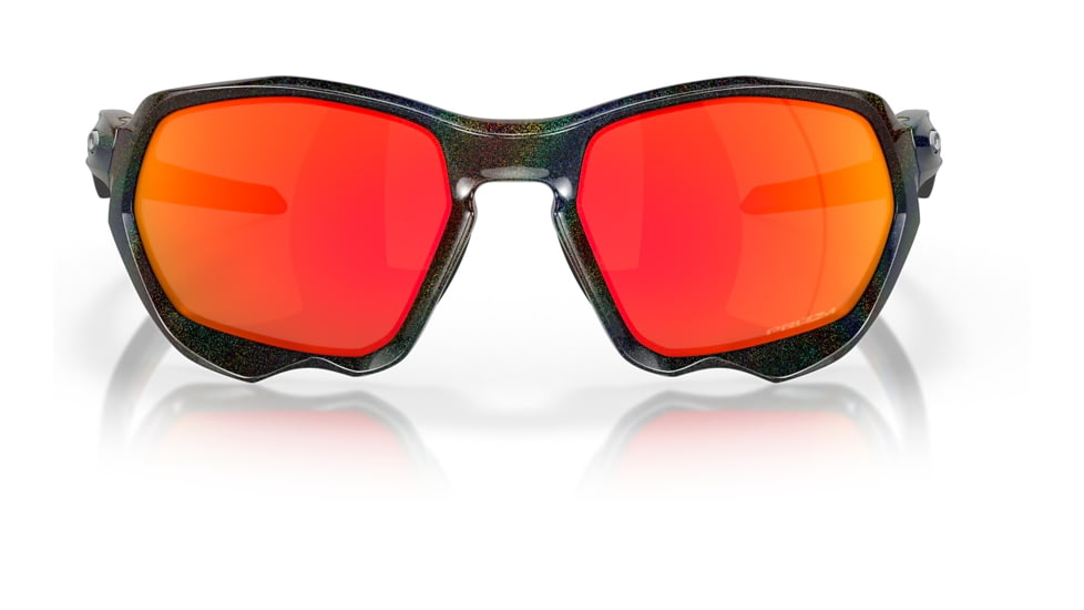 Oakley OO9019A Plazma A Sunglasses - Mens, Dark Galaxy Frame, Prizm Ruby Lens, Asian Fit, 59, OO9019A-901919-59