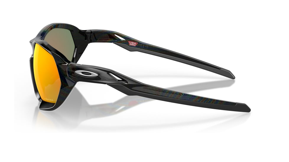 Oakley OO9019A Plazma A Sunglasses - Mens, Dark Galaxy Frame, Prizm Ruby Lens, Asian Fit, 59, OO9019A-901919-59