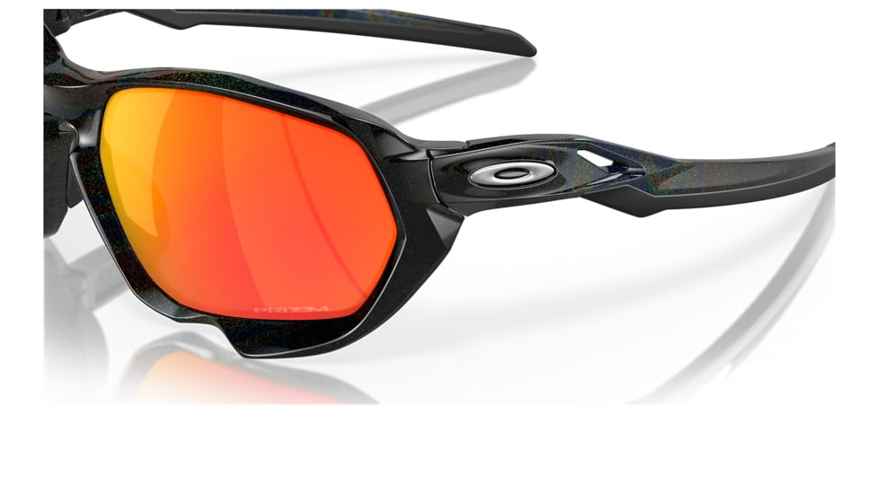 Oakley OO9019A Plazma A Sunglasses - Mens, Dark Galaxy Frame, Prizm Ruby Lens, Asian Fit, 59, OO9019A-901919-59
