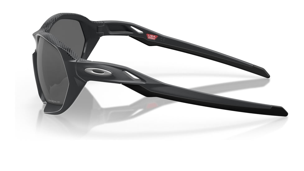 Oakley OO9019A Plazma A Sunglasses - Mens, Hi Res Matte Carbon Frame, Prizm Black Polarized Lens, Asian Fit, 59, OO9019A-901908-59