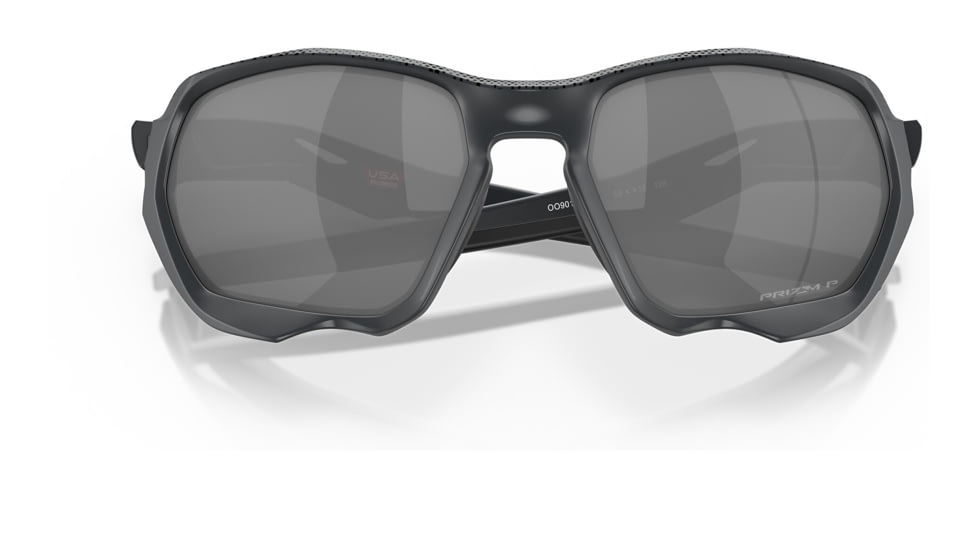 Oakley OO9019A Plazma A Sunglasses - Men's, Hi Res Matte Carbon Frame, Prizm Black Polarized Lens, Asian Fit, 59, OO9019A-901908-59