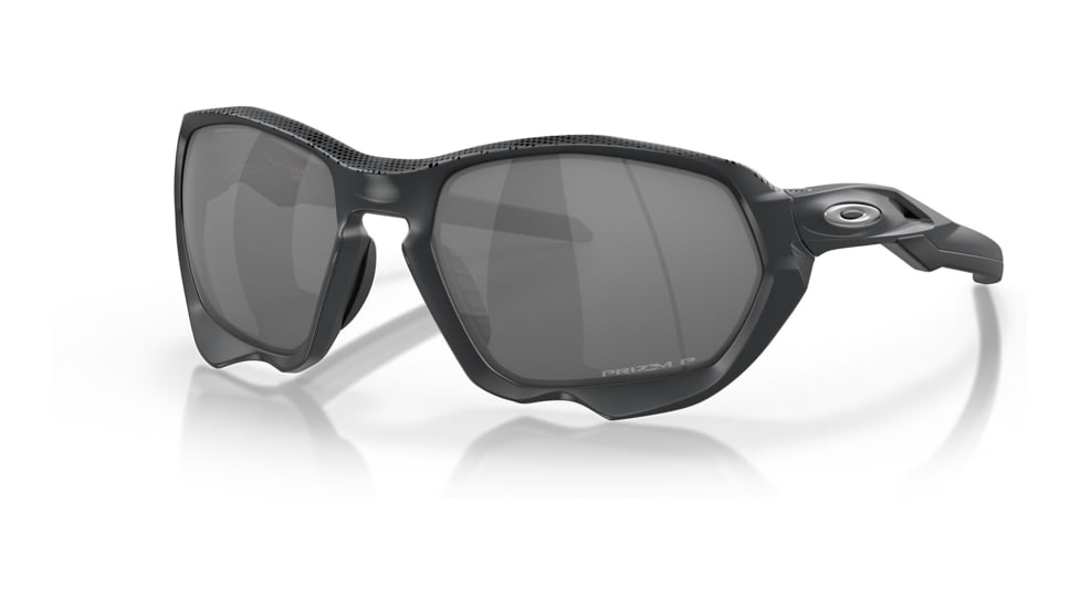 Oakley OO9019A Plazma A Sunglasses - Mens, Hi Res Matte Carbon Frame, Prizm Black Polarized Lens, Asian Fit, 59, OO9019A-901908-59
