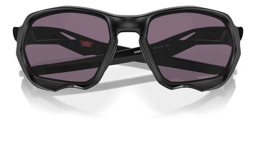 Oakley OO9019A Plazma A Sunglasses - Mens, Matte Black Frame, Prizm Grey Lens, Asian Fit, 59, OO9019A-901901-59