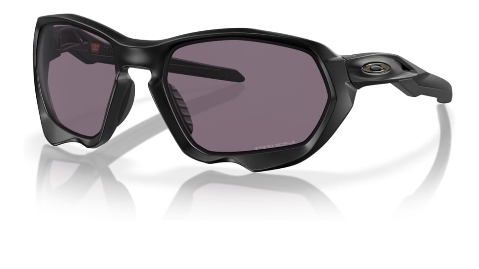 Oakley OO9019A Plazma A Sunglasses - Mens, Matte Black Frame, Prizm Grey Lens, Asian Fit, 59, OO9019A-901901-59