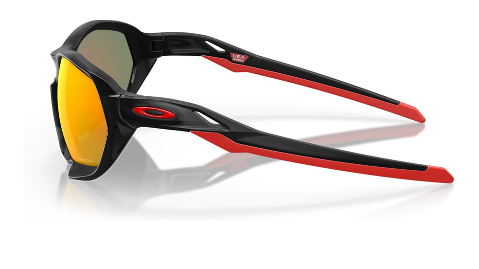 Oakley OO9019A Plazma A Sunglasses - Men's, Matte Black Ink Frame, Prizm Ruby Lens, Asian Fit, 59, OO9019A-901917-59